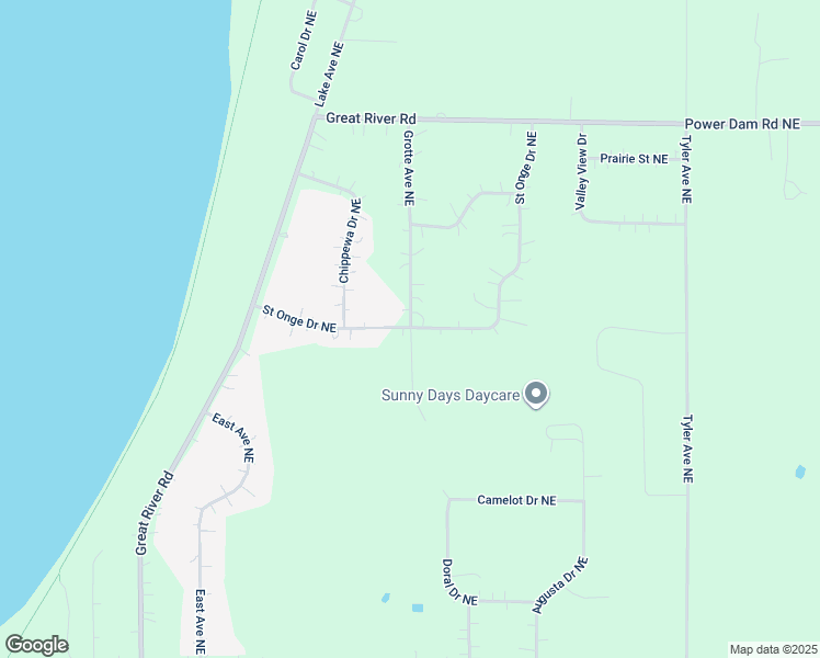 map of restaurants, bars, coffee shops, grocery stores, and more near 3298 Saint Onge Drive Northeast in Bemidji