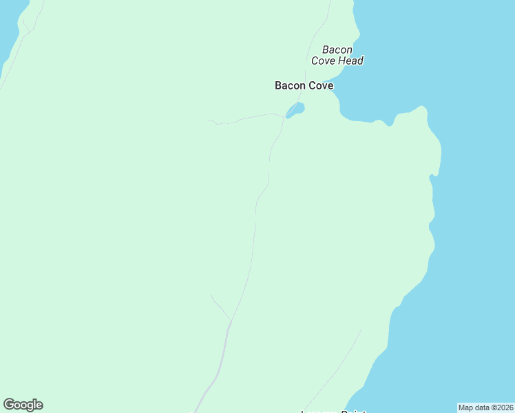 map of restaurants, bars, coffee shops, grocery stores, and more near Bacon Cove Road in Conception Harbour