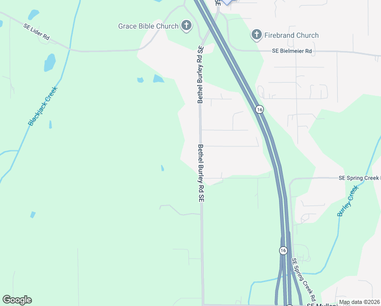 map of restaurants, bars, coffee shops, grocery stores, and more near 7830 Bethel Burley Road Southeast in Port Orchard