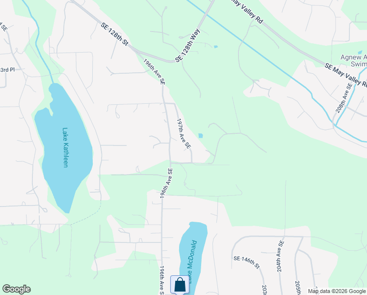 map of restaurants, bars, coffee shops, grocery stores, and more near 13823 197th Avenue Southeast in Renton
