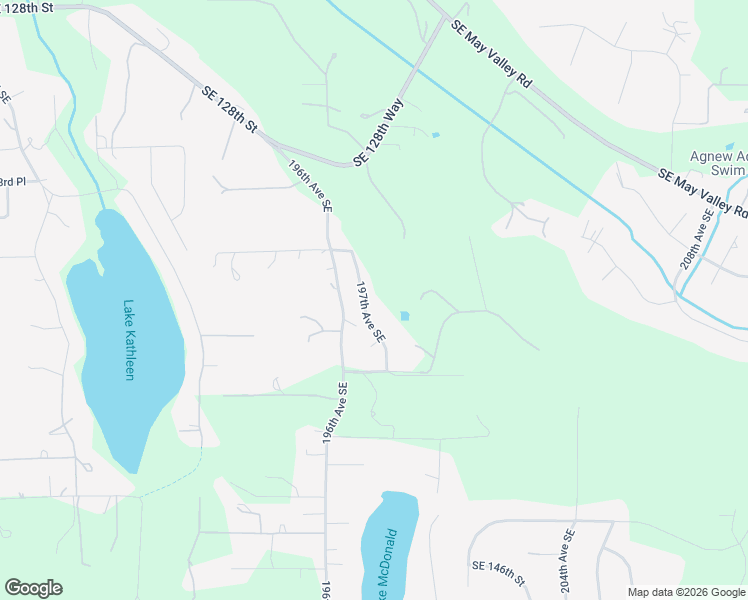 map of restaurants, bars, coffee shops, grocery stores, and more near 13648 197th Avenue Southeast in Renton
