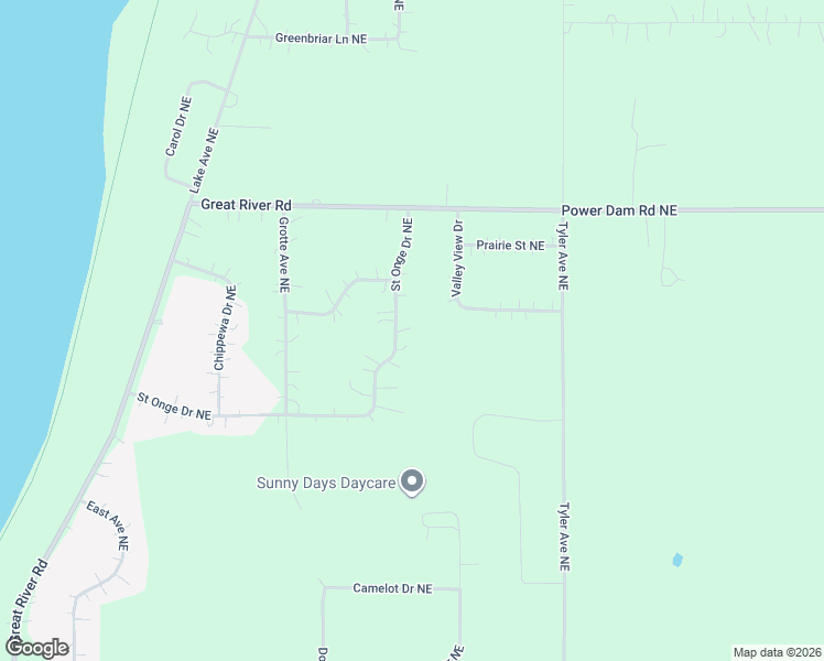 map of restaurants, bars, coffee shops, grocery stores, and more near 3420 Saint Onge Drive Northeast in Bemidji