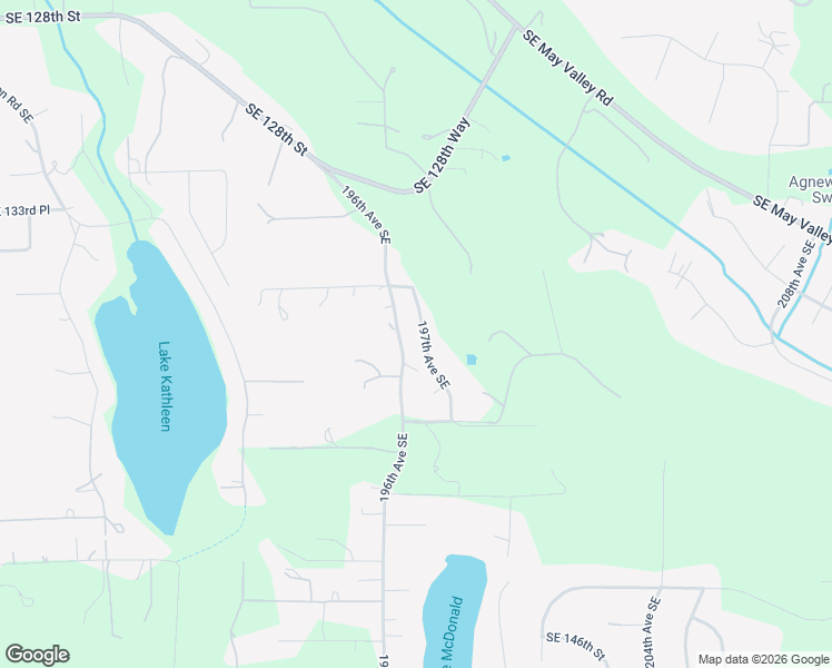 map of restaurants, bars, coffee shops, grocery stores, and more near 13630 196th Avenue Southeast in Renton