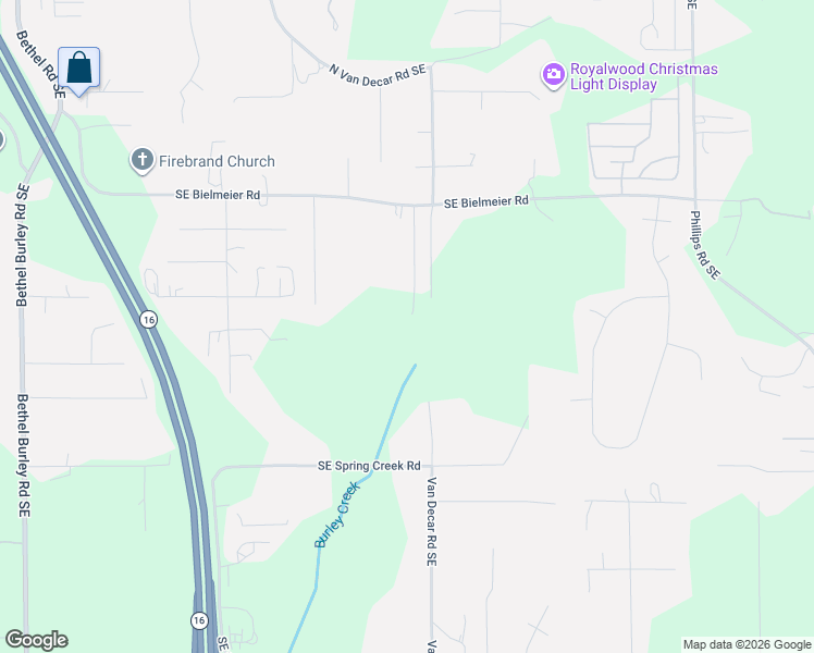 map of restaurants, bars, coffee shops, grocery stores, and more near 2690 Southeast Bielmeier Road in Port Orchard