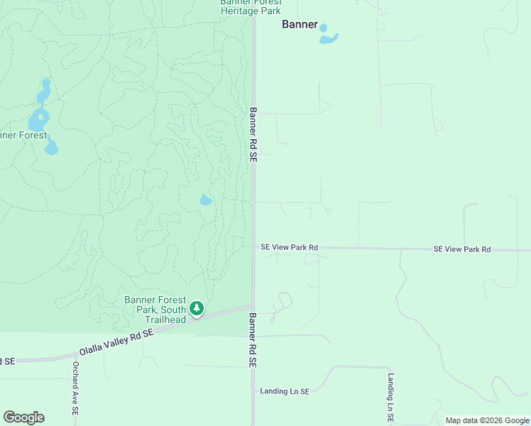map of restaurants, bars, coffee shops, grocery stores, and more near 7273 Banner Road Southeast in Port Orchard