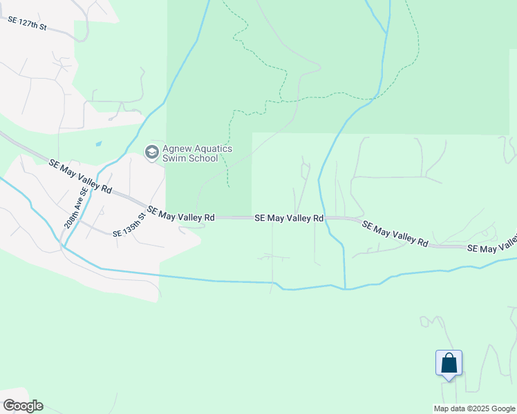 map of restaurants, bars, coffee shops, grocery stores, and more near 21610 Southeast May Valley Road in Issaquah