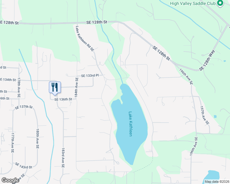map of restaurants, bars, coffee shops, grocery stores, and more near 18835 Southeast 134th Place in Renton