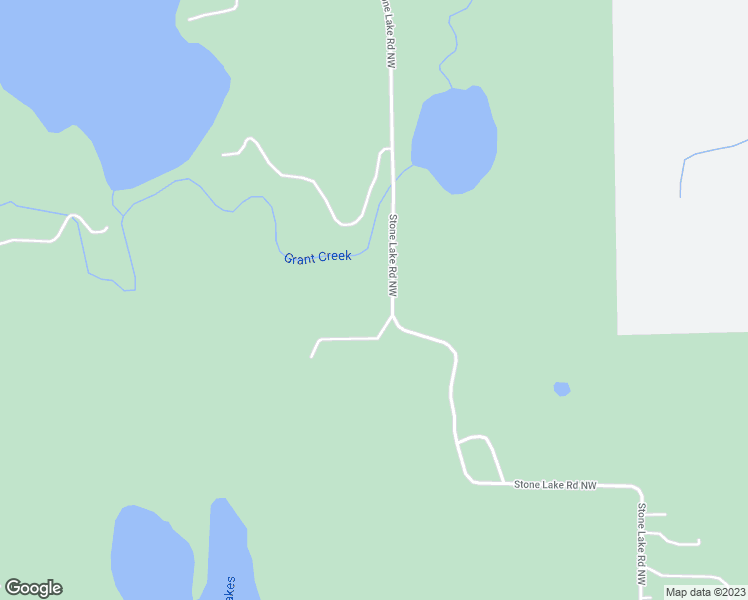 map of restaurants, bars, coffee shops, grocery stores, and more near 1649 Stone Lake Road Northwest in Bemidji