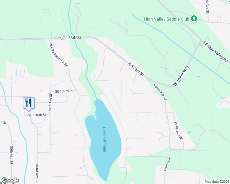 map of restaurants, bars, coffee shops, grocery stores, and more near 13402 191st Avenue Southeast in Renton