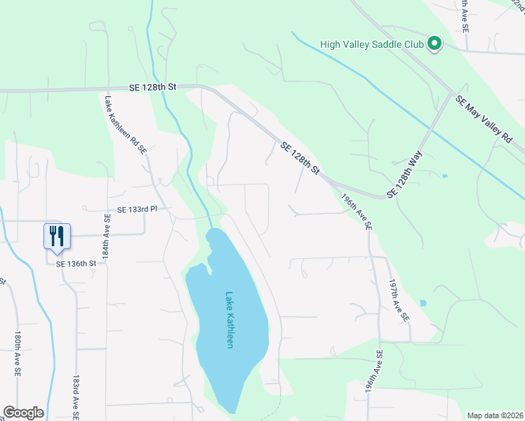 map of restaurants, bars, coffee shops, grocery stores, and more near 13402 191st Avenue Southeast in Renton