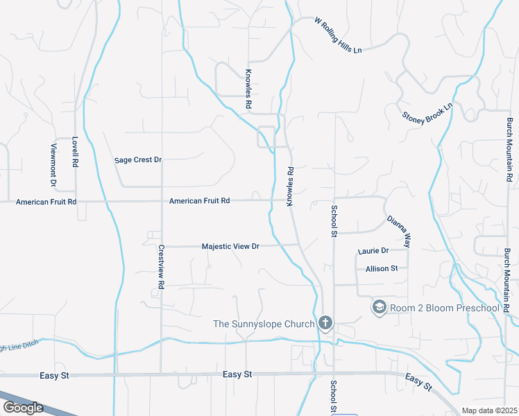 map of restaurants, bars, coffee shops, grocery stores, and more near 909 American Fruit Road in Wenatchee