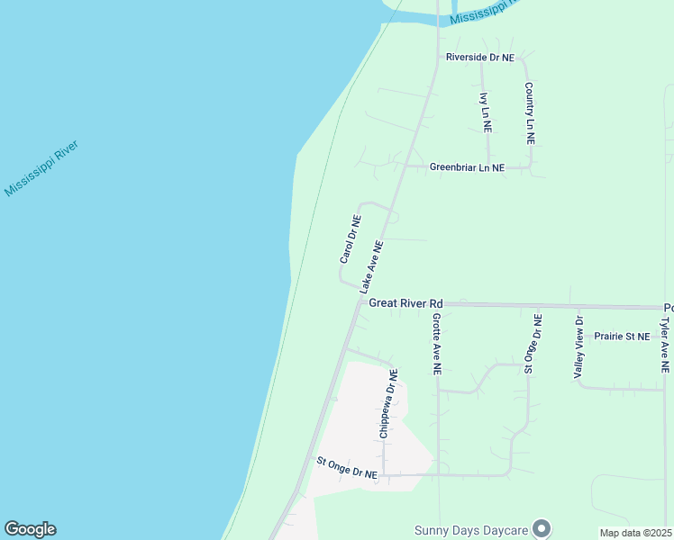 map of restaurants, bars, coffee shops, grocery stores, and more near 2325 Carol Drive Northeast in Bemidji