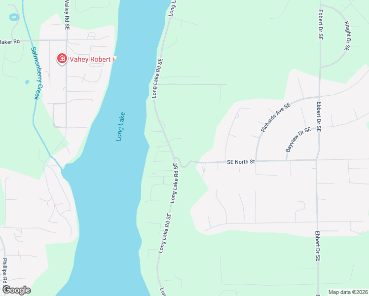 map of restaurants, bars, coffee shops, grocery stores, and more near 7129 Long Lake Road Southeast in Port Orchard
