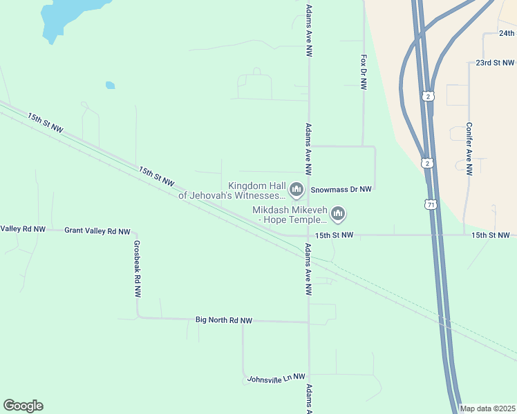 map of restaurants, bars, coffee shops, grocery stores, and more near 3523 15th Street Northwest in Bemidji