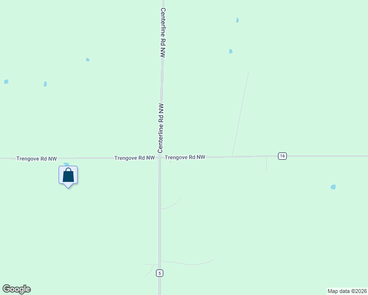 map of restaurants, bars, coffee shops, grocery stores, and more near 17379 Trengove Road Northwest in Solway