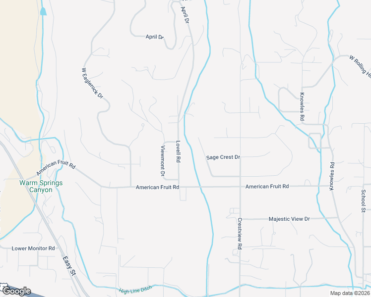 map of restaurants, bars, coffee shops, grocery stores, and more near 3815 Lovell Road in Wenatchee
