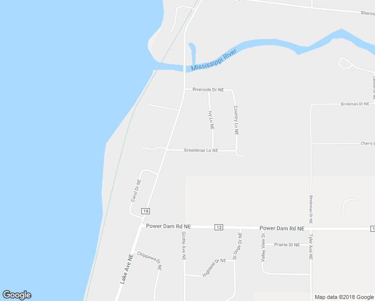 map of restaurants, bars, coffee shops, grocery stores, and more near 3280 Greenbriar Lane Northeast in Bemidji