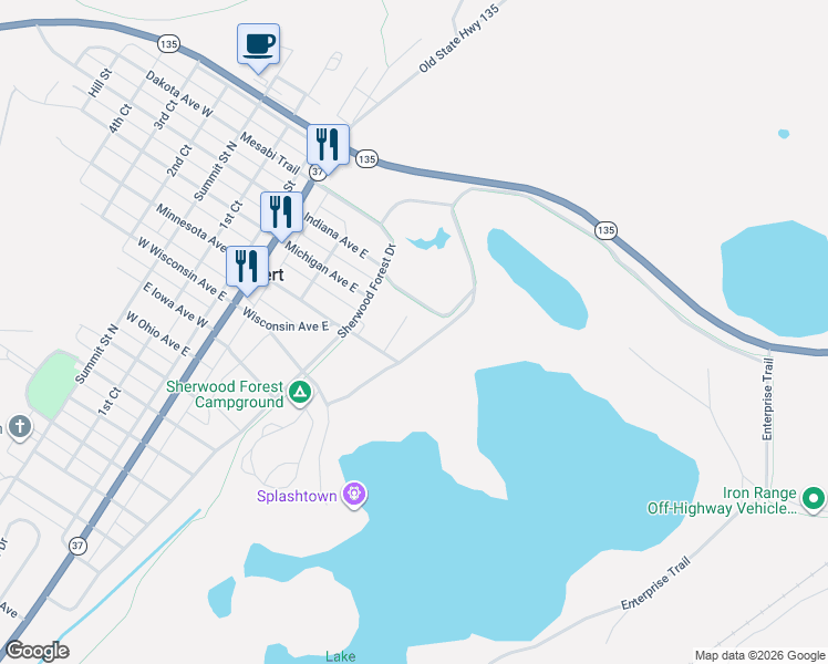 map of restaurants, bars, coffee shops, grocery stores, and more near 204 Ore Be Gone Court in Gilbert