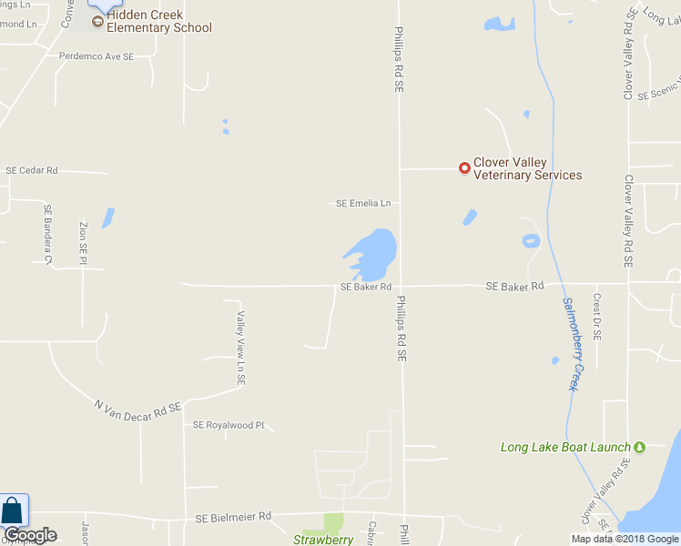 map of restaurants, bars, coffee shops, grocery stores, and more near 3377 Southeast Baker Road in Port Orchard