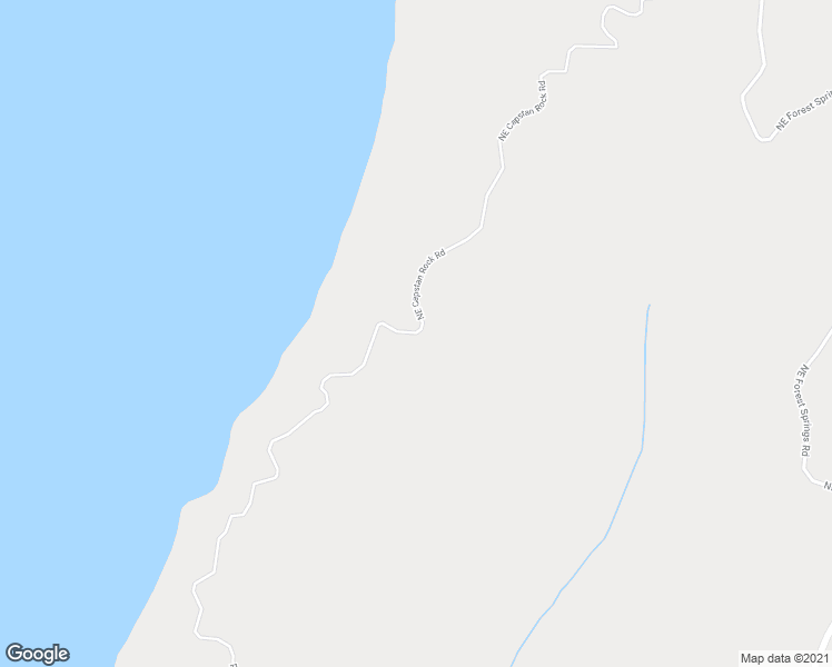 map of restaurants, bars, coffee shops, grocery stores, and more near Northeast Capstan Rock Road in Tahuya