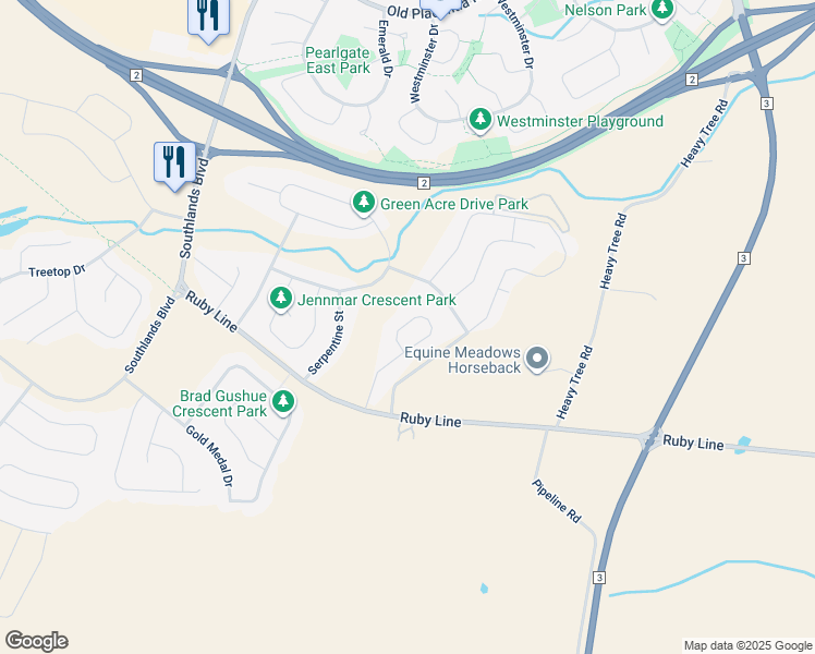 map of restaurants, bars, coffee shops, grocery stores, and more near 73 Gisborne Place in St. John's