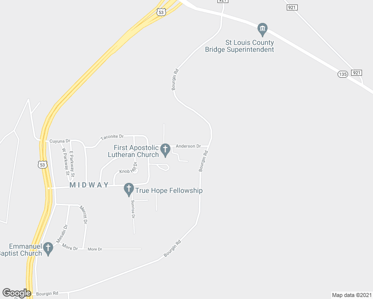 map of restaurants, bars, coffee shops, grocery stores, and more near 130 Anderson Drive in Virginia