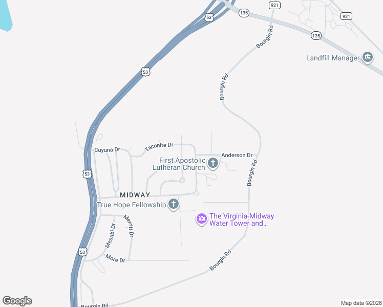 map of restaurants, bars, coffee shops, grocery stores, and more near 36 Knob Hill Drive in Virginia