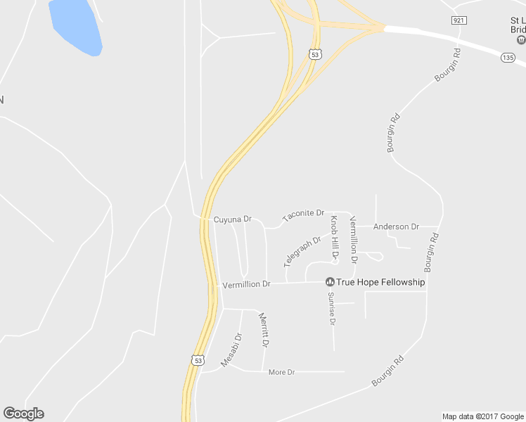 map of restaurants, bars, coffee shops, grocery stores, and more near 19 Cuyuna Drive in Virginia