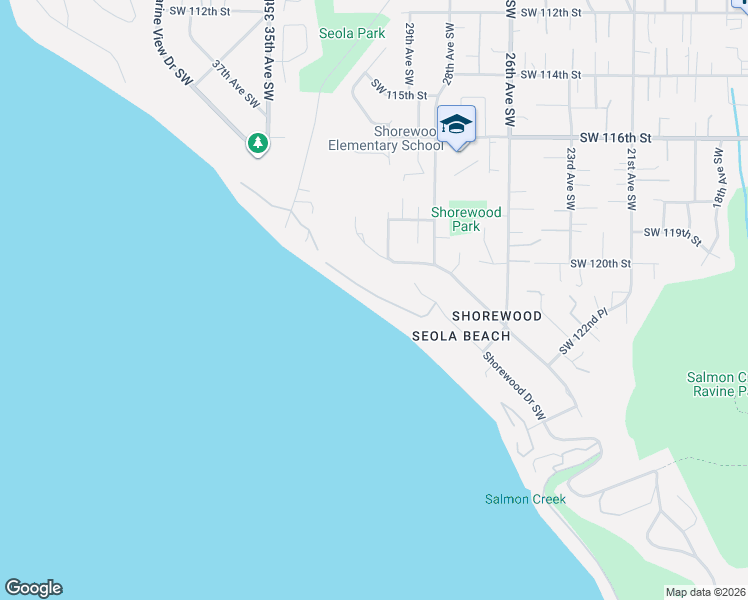 map of restaurants, bars, coffee shops, grocery stores, and more near 12065 30th Avenue Southwest in Burien