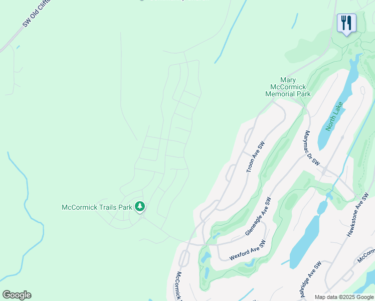 map of restaurants, bars, coffee shops, grocery stores, and more near Gleneagle Avenue Southwest in Port Orchard