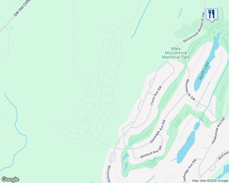 map of restaurants, bars, coffee shops, grocery stores, and more near Gleneagle Avenue Southwest in Port Orchard