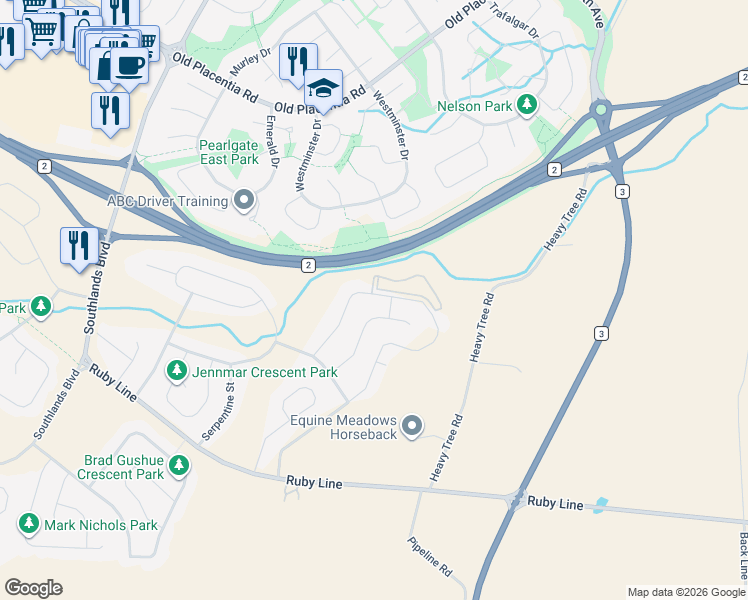 map of restaurants, bars, coffee shops, grocery stores, and more near 113 Diamond Marsh Drive in St. John's