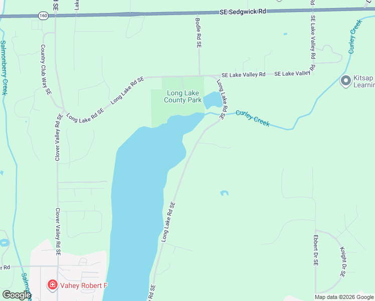map of restaurants, bars, coffee shops, grocery stores, and more near 5620 Long Lake Road Southeast in Port Orchard