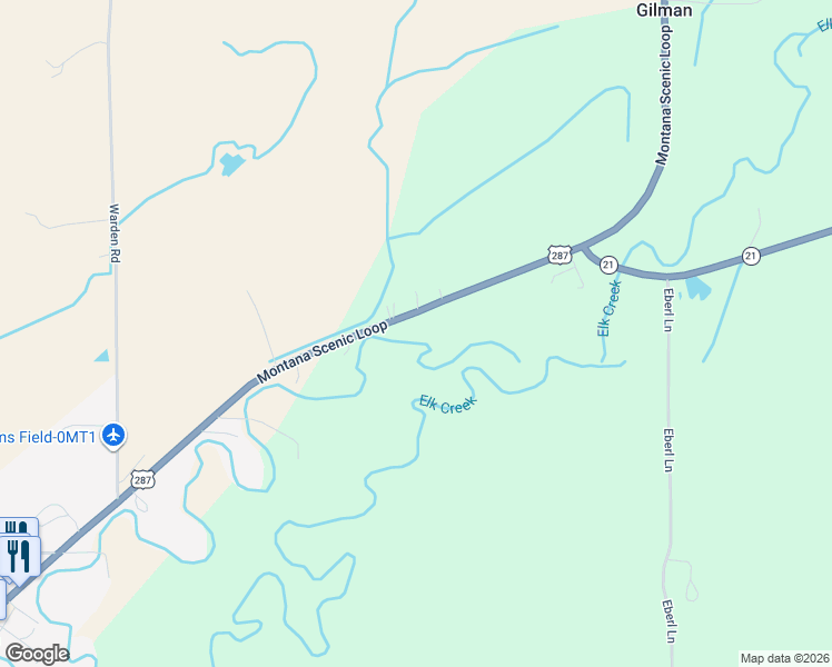 map of restaurants, bars, coffee shops, grocery stores, and more near 1553 U.S. 287 in Augusta