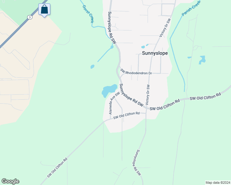 map of restaurants, bars, coffee shops, grocery stores, and more near 5320 Alameda Avenue Southwest in Port Orchard