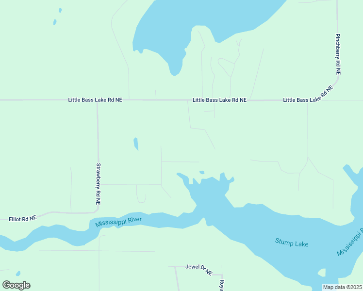 map of restaurants, bars, coffee shops, grocery stores, and more near 7526 Little Bass Lake Road Northeast in Bemidji