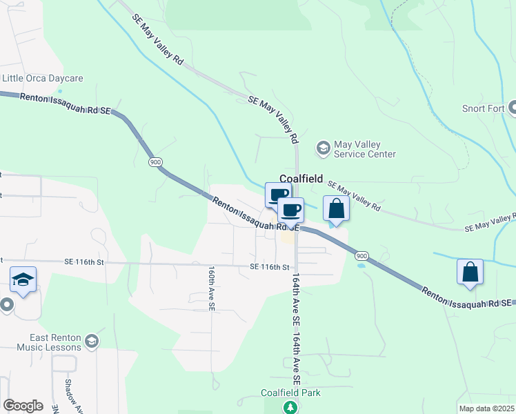 map of restaurants, bars, coffee shops, grocery stores, and more near 11311 162nd Avenue Southeast in Renton
