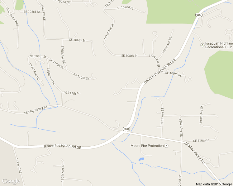 map of restaurants, bars, coffee shops, grocery stores, and more near 11105 Renton Issaquah Road Southeast in Issaquah