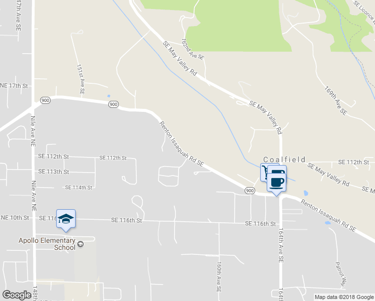 map of restaurants, bars, coffee shops, grocery stores, and more near 15744 Renton Issaquah Road Southeast in Renton