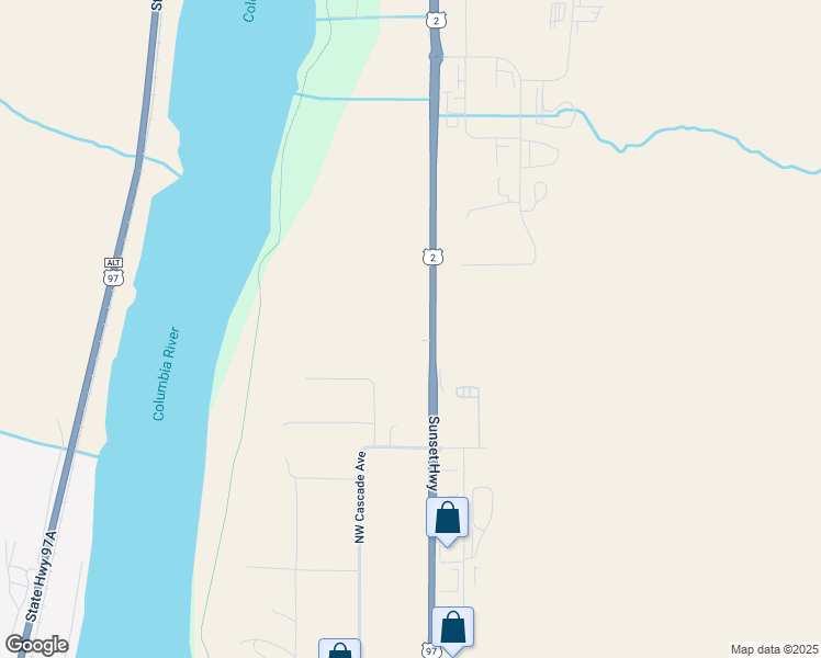 map of restaurants, bars, coffee shops, grocery stores, and more near 13029 U.S. 2 in East Wenatchee