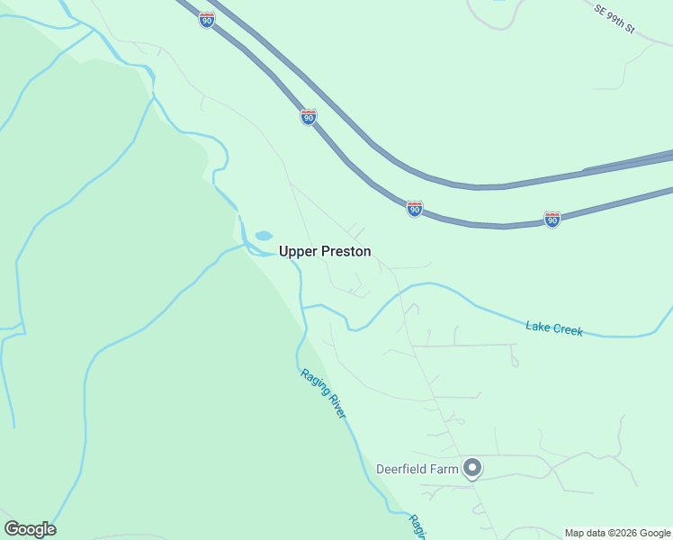 map of restaurants, bars, coffee shops, grocery stores, and more near 10603 Upper Preston Road Southeast in Issaquah