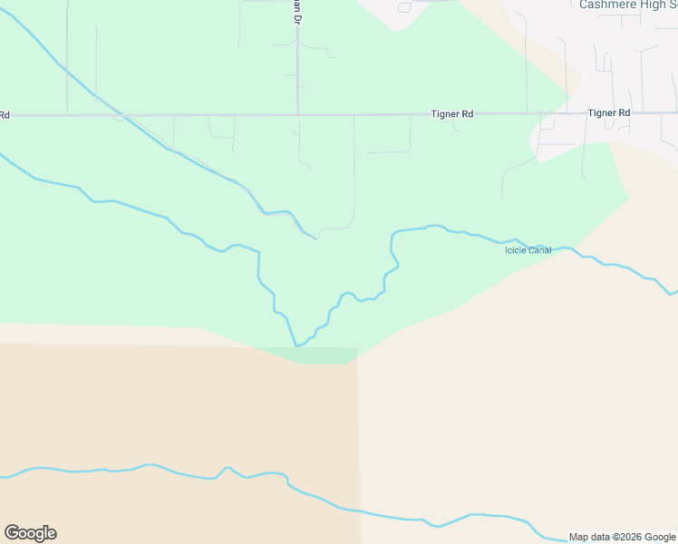 map of restaurants, bars, coffee shops, grocery stores, and more near 6111 Tigner Road in Cashmere