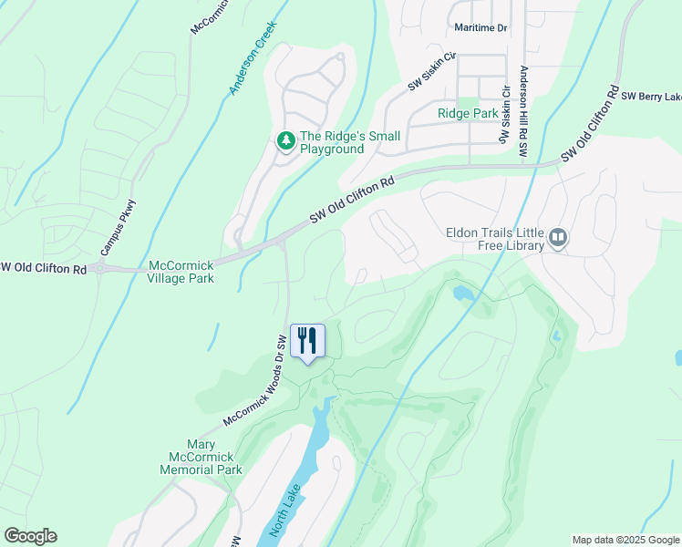 map of restaurants, bars, coffee shops, grocery stores, and more near 5171 Saint Andrews Drive Southwest in Port Orchard
