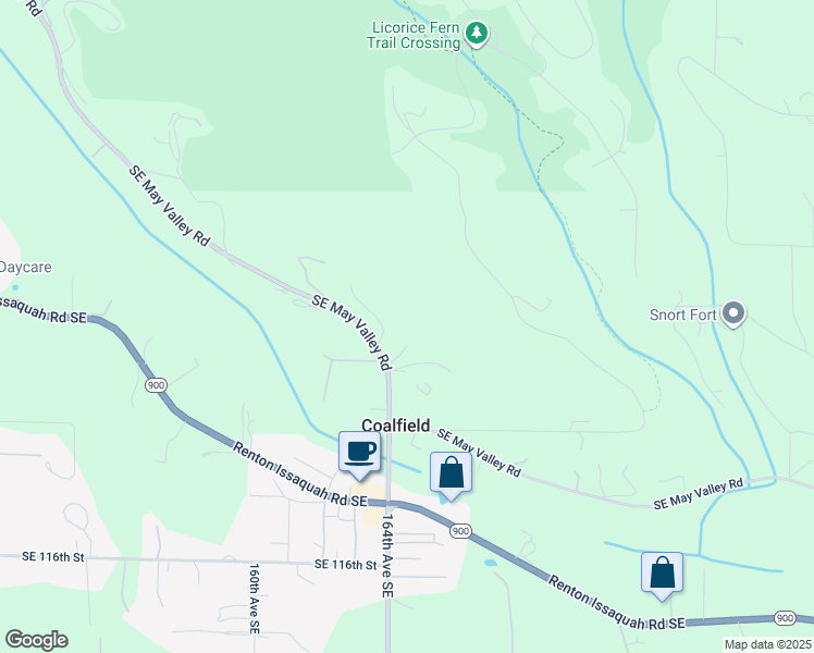 map of restaurants, bars, coffee shops, grocery stores, and more near 11000 164th Avenue SE in Renton