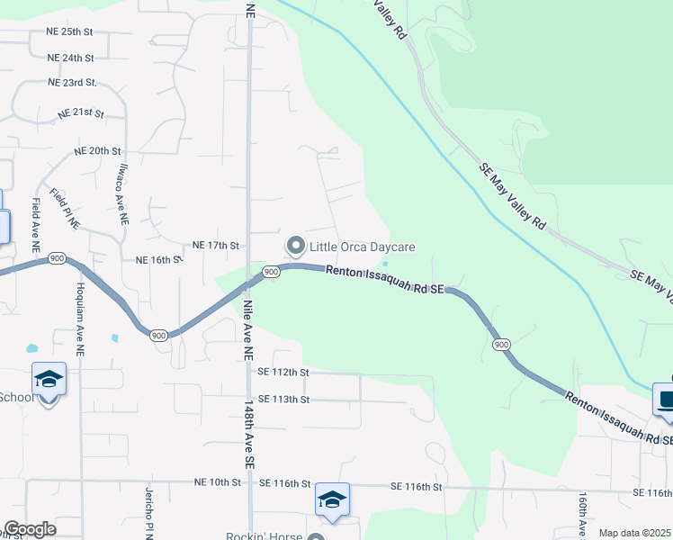map of restaurants, bars, coffee shops, grocery stores, and more near 17514 151st Avenue Southeast in Renton