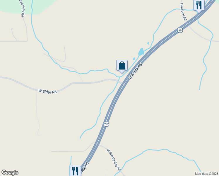 map of restaurants, bars, coffee shops, grocery stores, and more near 12820 West Elder Road in Worley