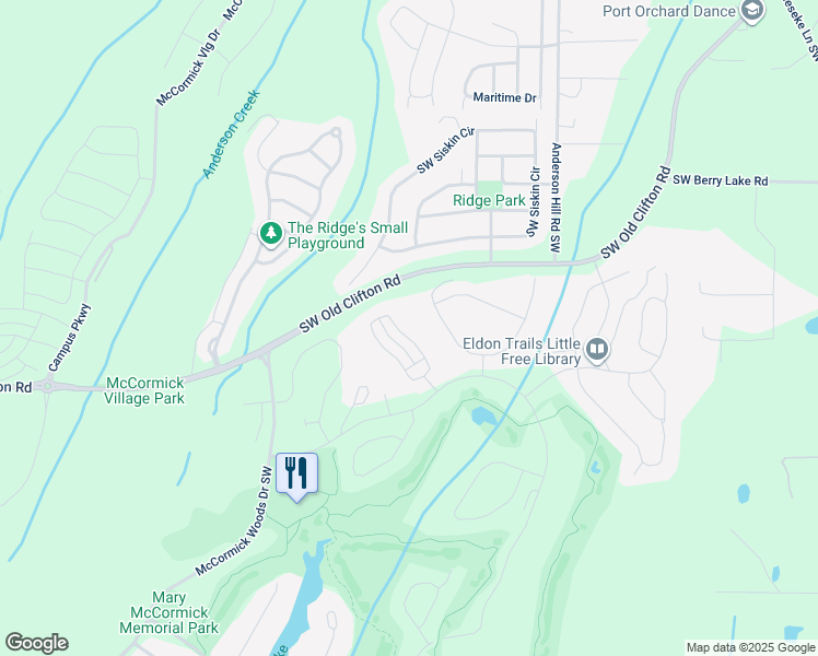map of restaurants, bars, coffee shops, grocery stores, and more near 4606 Strathmore Circle Southwest in Port Orchard