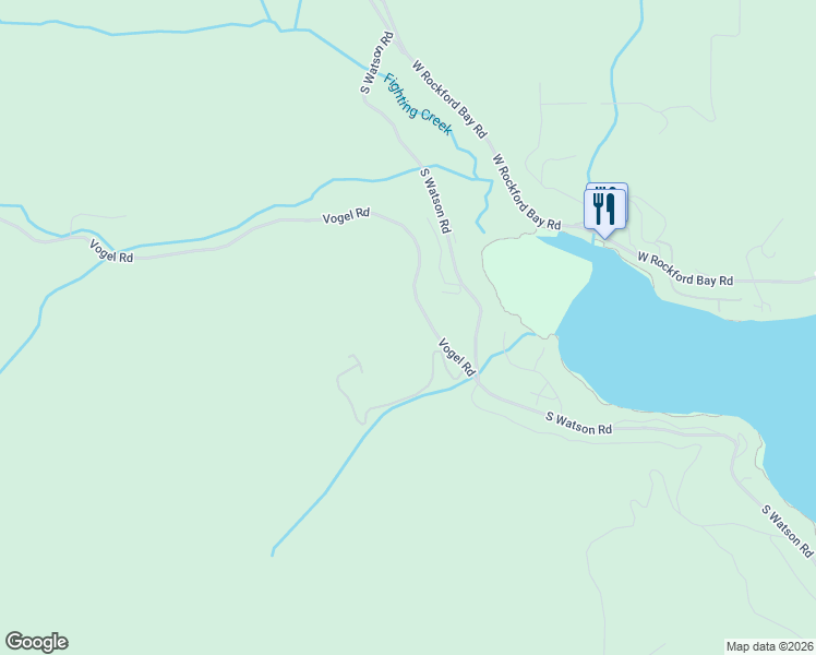 map of restaurants, bars, coffee shops, grocery stores, and more near 18101 South Watson Road in Coeur d'Alene