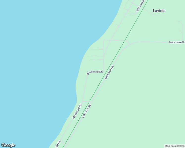 map of restaurants, bars, coffee shops, grocery stores, and more near 4643 Waville Road Northeast in Bemidji