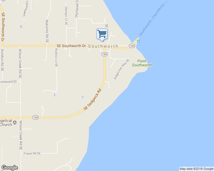 map of restaurants, bars, coffee shops, grocery stores, and more near 11297 Southeast Sedgwick Road in Port Orchard